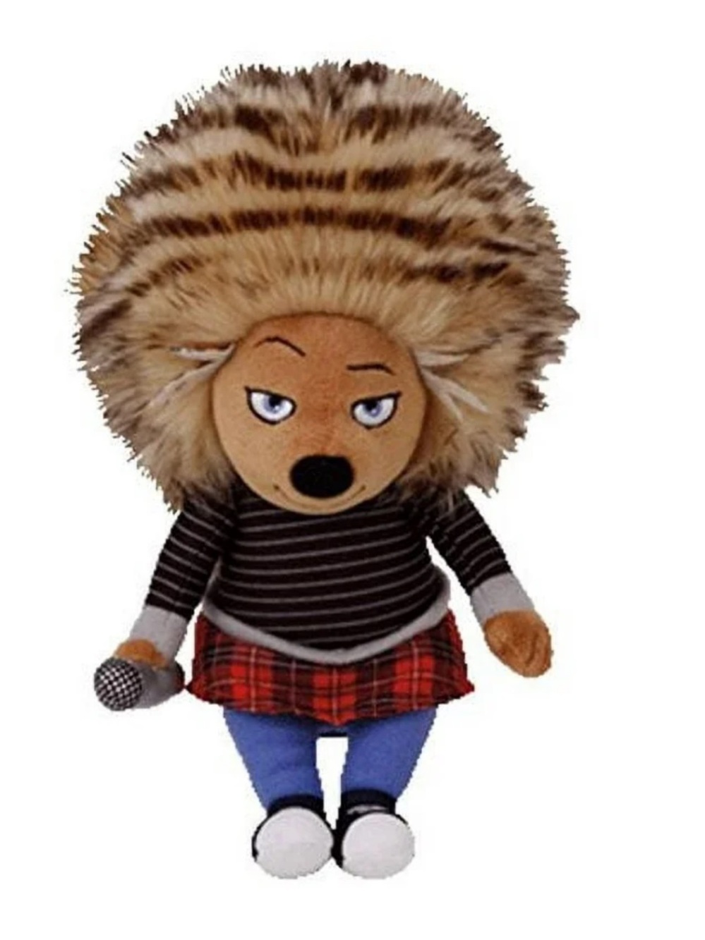 TY Sing the Movie ASH THE PORCUPINE GIRL 7" Plush Stuffed Animal 2017 Toy Kids
